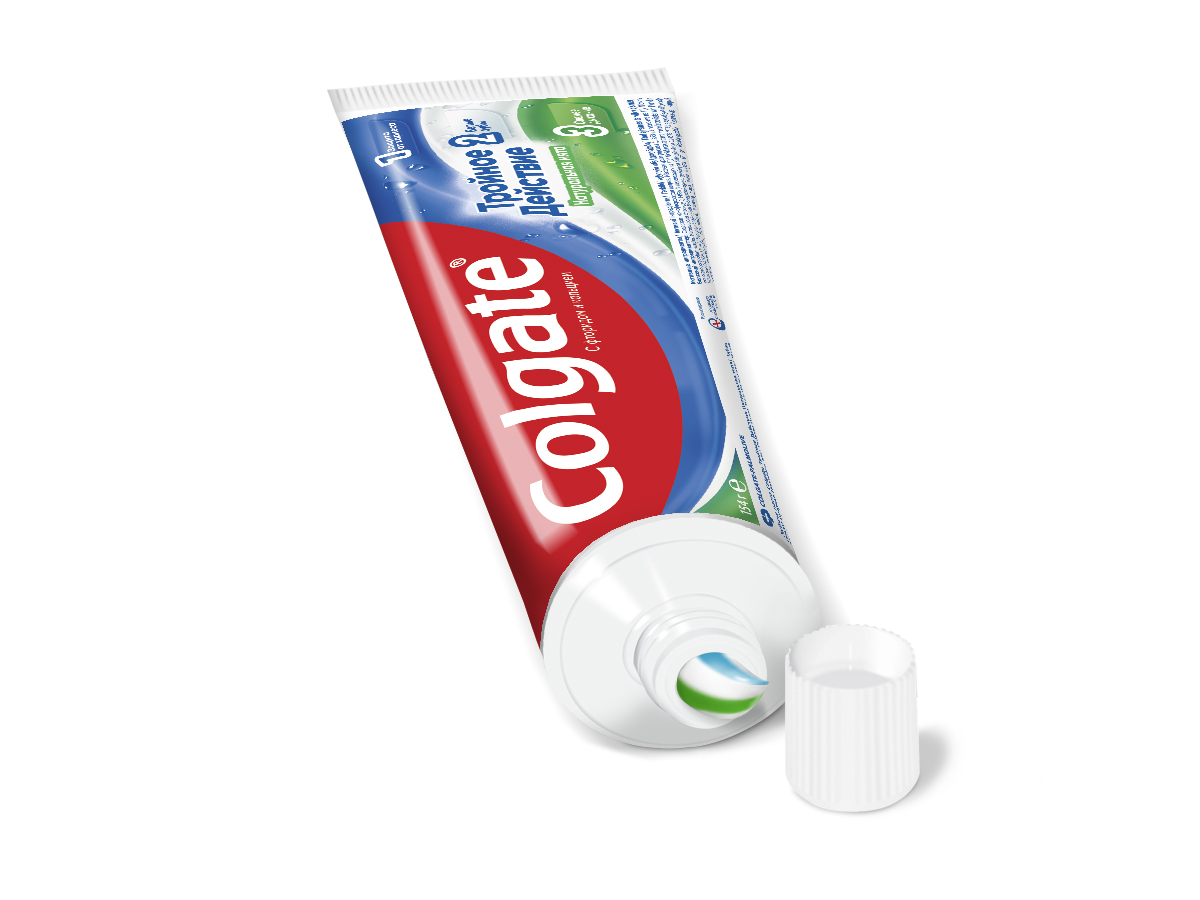Зубная паста Colgate Тройное действие натуральная мята комплексная защита 100 мл