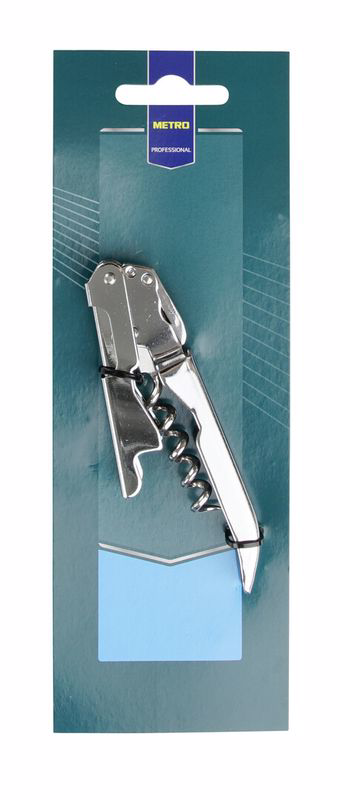 Штопор Metro Professional профессиональный нарзанник с обрезателем фольги 120 мм