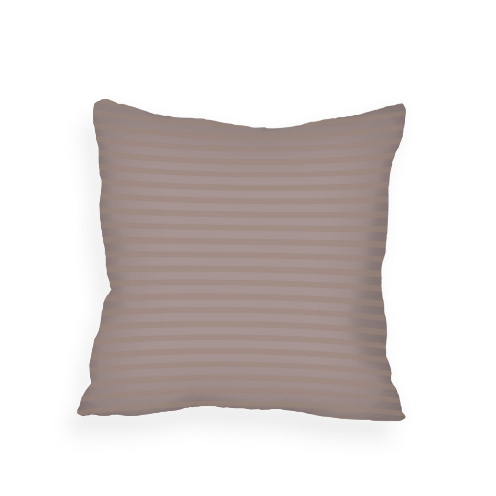 Tarrington House Наволочка страйп-сатин светло-серая, 70 х 70см