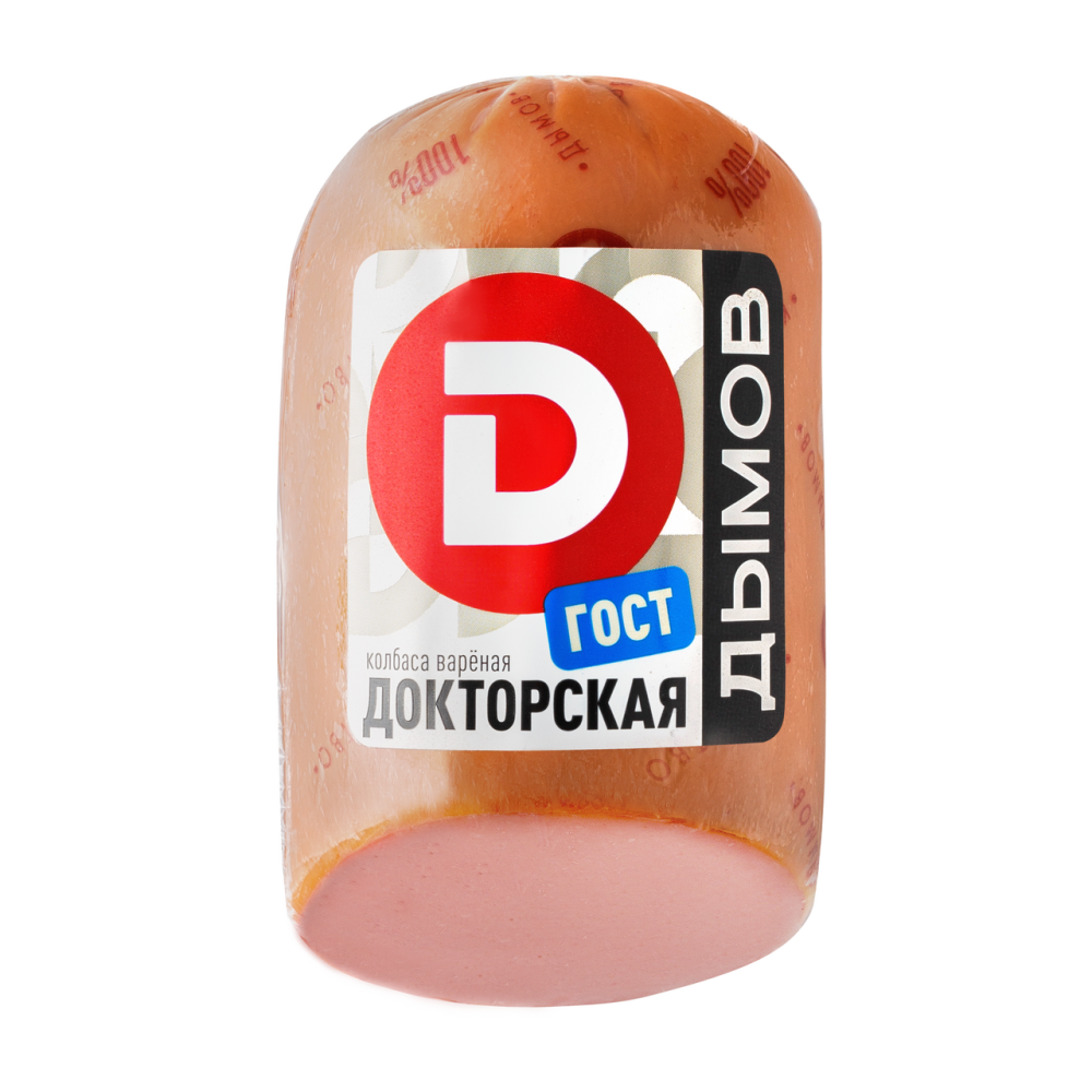 Колбаса Дымов Докторская вареная ГОСТ, 400г