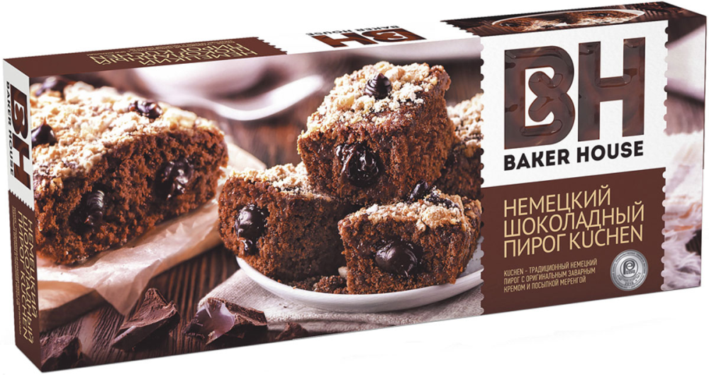 Пирог Baker House Немецкий Шоколадный бисквитный 350г