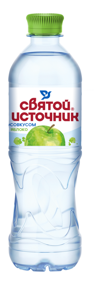 Вода Святой Источник негазированная яблоко, 500мл