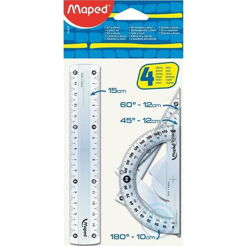 Набор линеек Maped Star mini 4 предмета