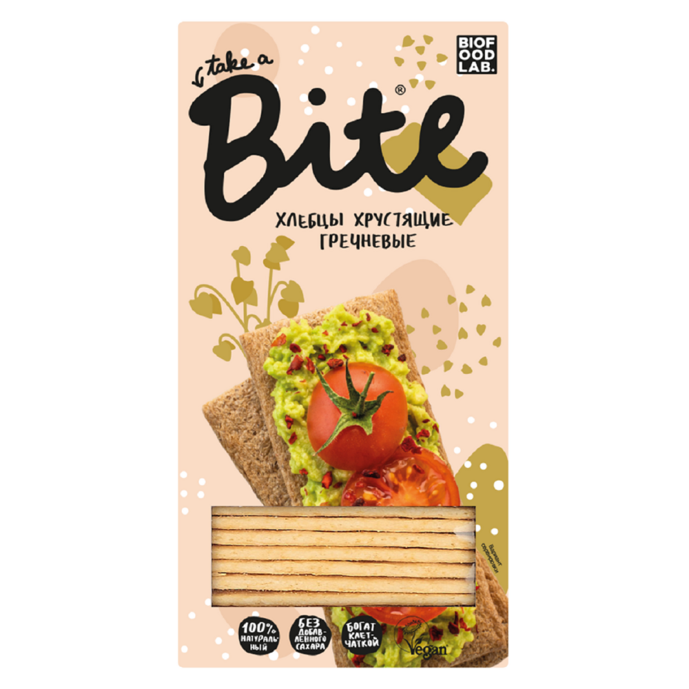 Хлебцы Take a bite Гречневые хрустящие, 150г
