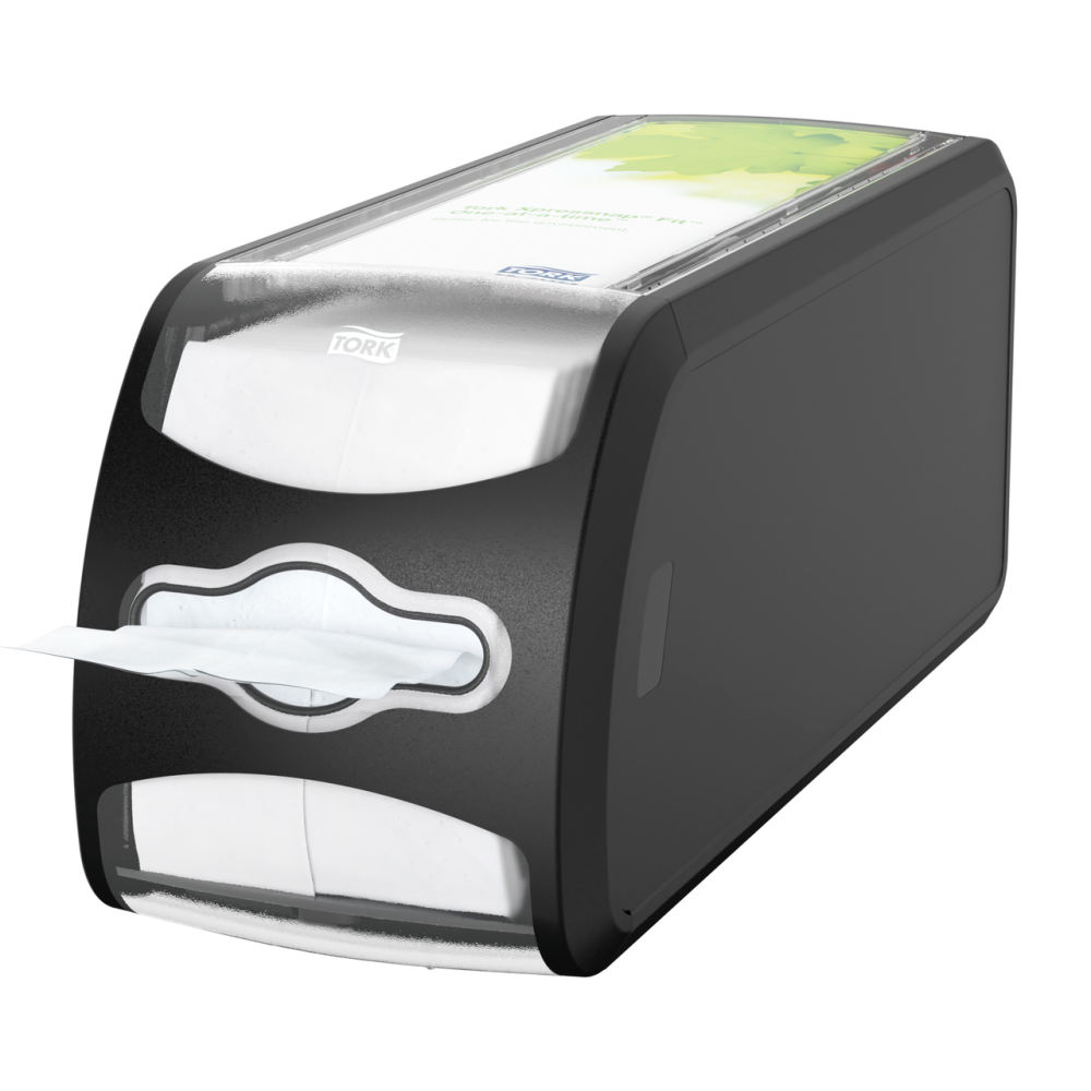 Диспенсер для салфеток Tork Xpressnap Fit N14 для линии раздачи пластик черный