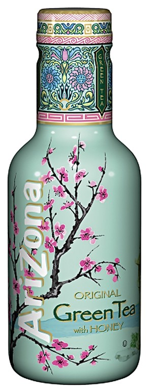 Чай Arizona зеленый со вкусом женьшеня и меда, 0,5л