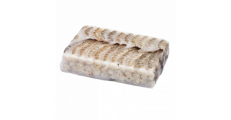 Креветка без головы в панцире 16/20 блок, 1.8кг