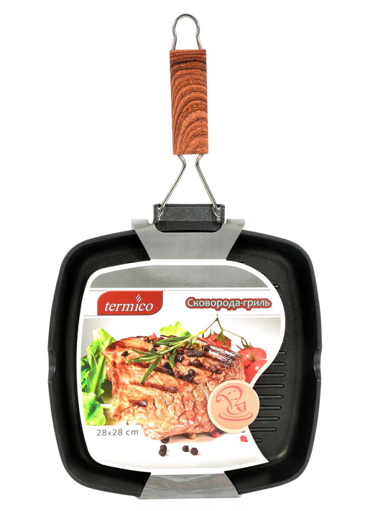 Сковорода-гриль Termico 28 x 28 см