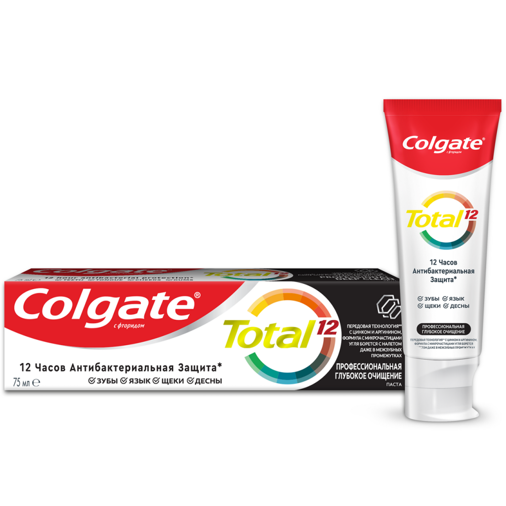 Зубная паста-гель Colgate Total 12 Профессиональная чистка комплексная 75 мл