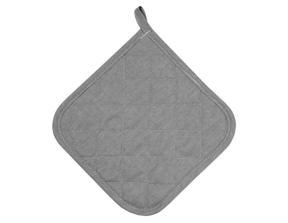 Прихватка Guten Morgen рогожка серая, 20 x 20см