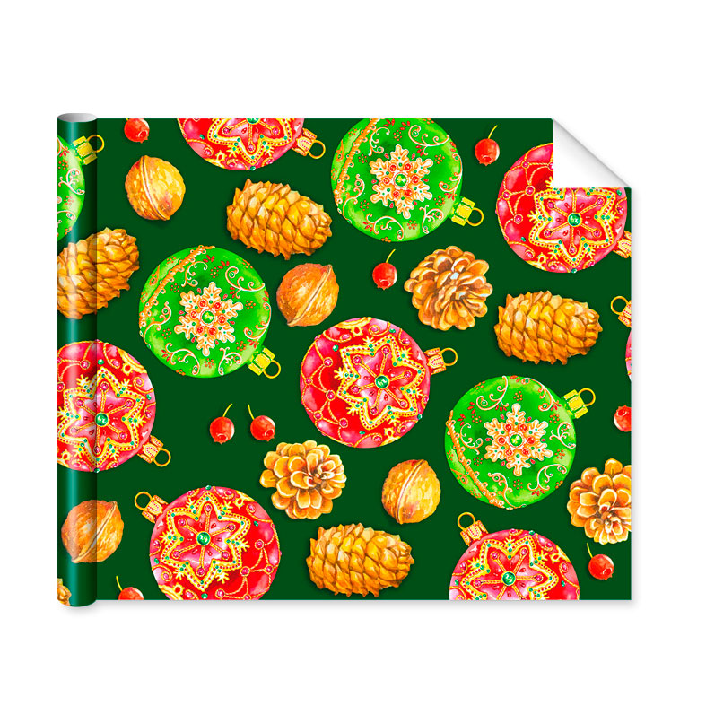 Бумага упаковочная Арт и Дизайн декоративная металлизированная 99,5 х 66,5 см в ассортименте