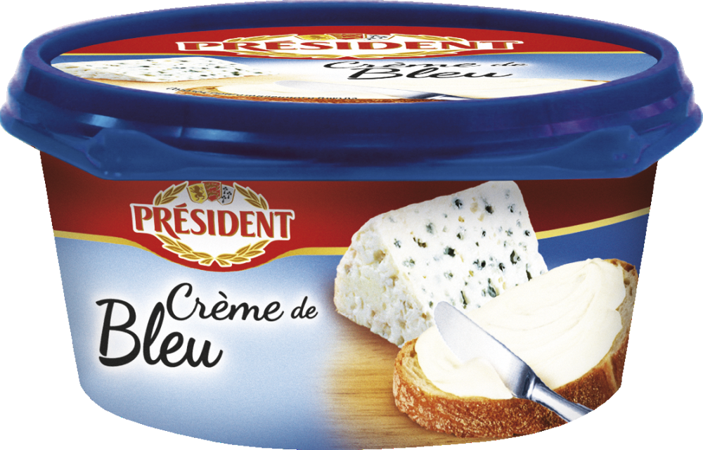 President плавленый. Сыр President Creme de bleu 125 g. Сыр President Creme de bleu, плавленный, 125 г.