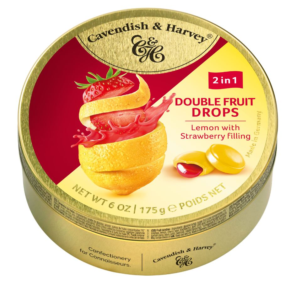 Леденцы Cavendish & Harvey Lemon with Strawberry, 175г