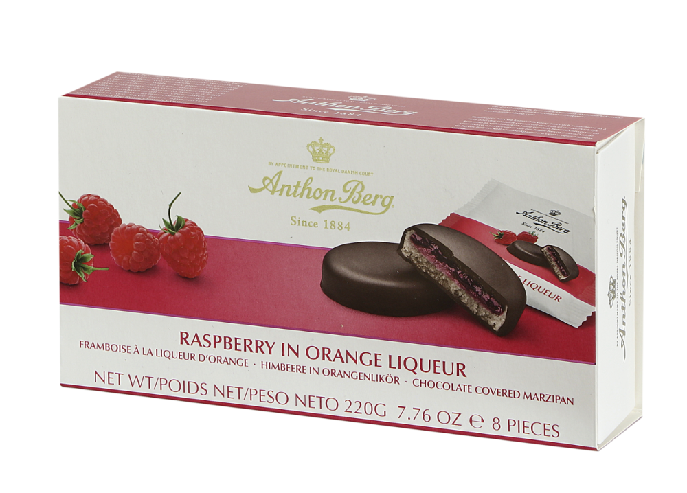 Конфеты Anthon Berg с марципаном шоколадные, 220г
