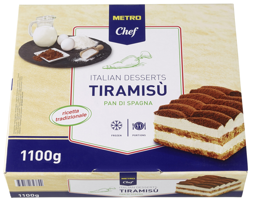 Тирамису METRO CHEF  Бисквит, 1,1 кг