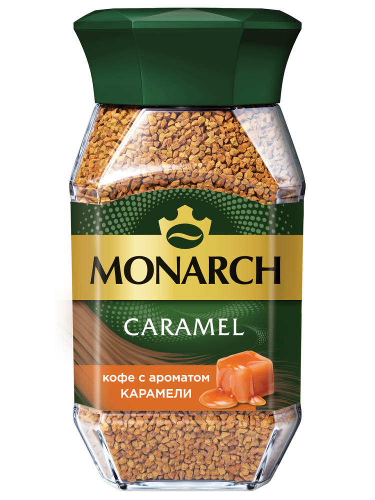 Кофе Monarch карамель растворимый, 95г