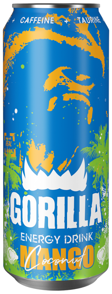 Энергетический напиток Gorilla MangoCoconut, 0,45л