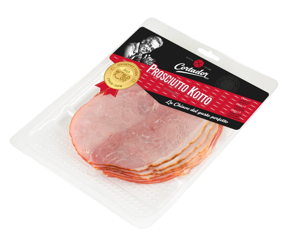 Окорок Cortador из свинины варено-копченый нарезка, 170г