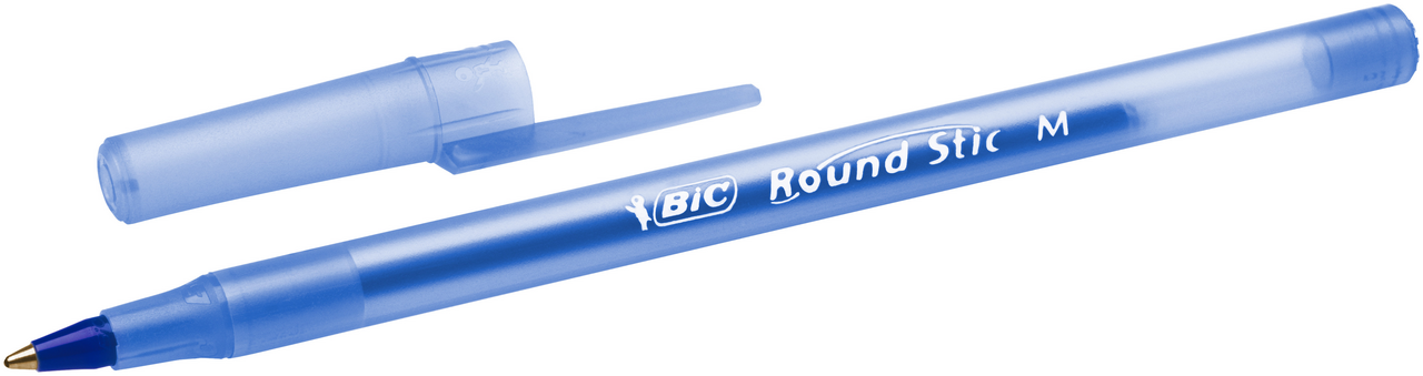 Ручка шариковая Bic Раунд Стик синяя 0,32 мм, 8 шт