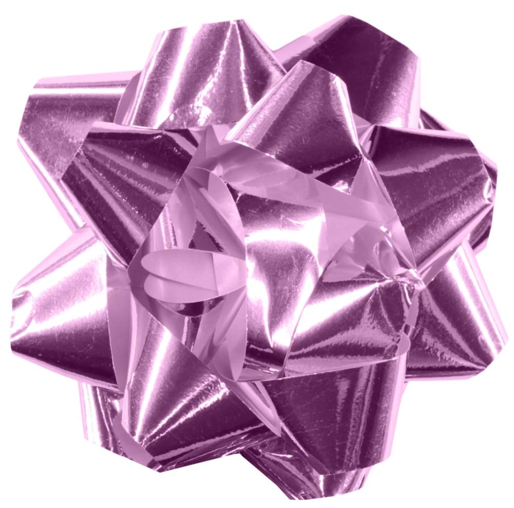 Бант Звезда персиковый Радуга As, 60мм