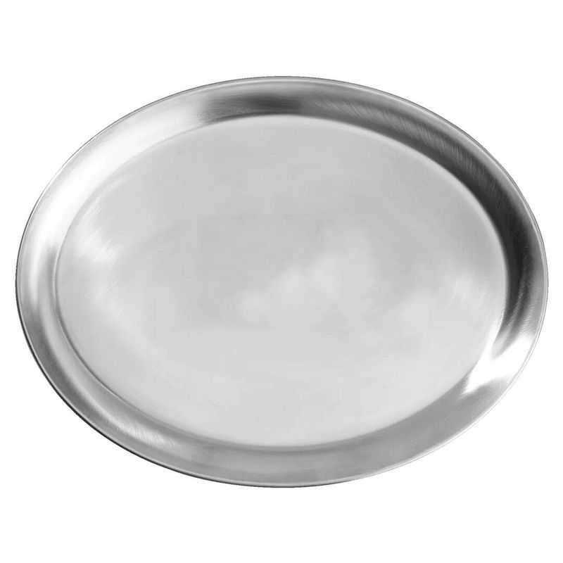 Поднос H-Line нержавеющая сталь овальный 35х29 см