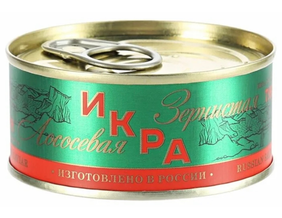 Икра лососевая «Тунгутун» зернистая, 95 г