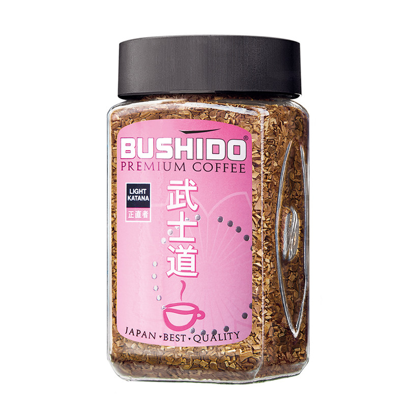 Кофе Bushido Light Katana растворимый, 100г
