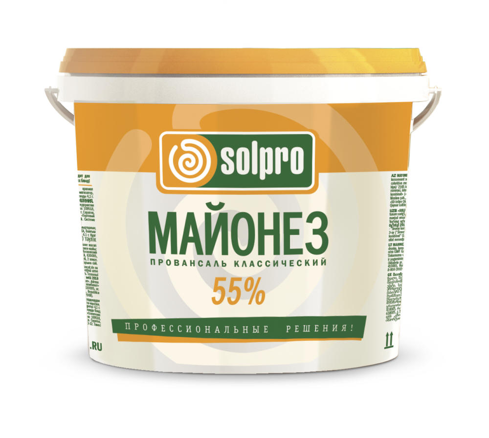 Майонез Solpro Провансаль классический 55%, 10л