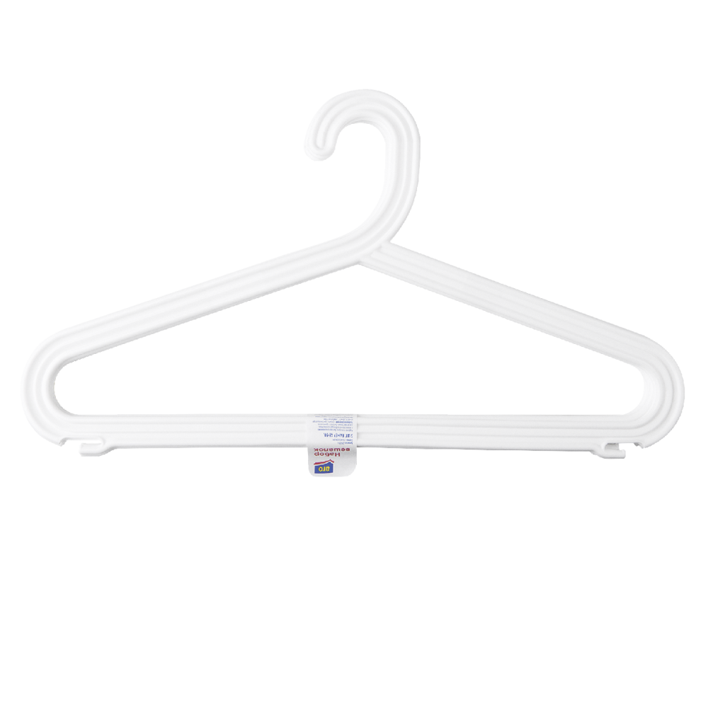 aro Набор вешалок плоские пластиковые широкие размер 48-50, 5шт