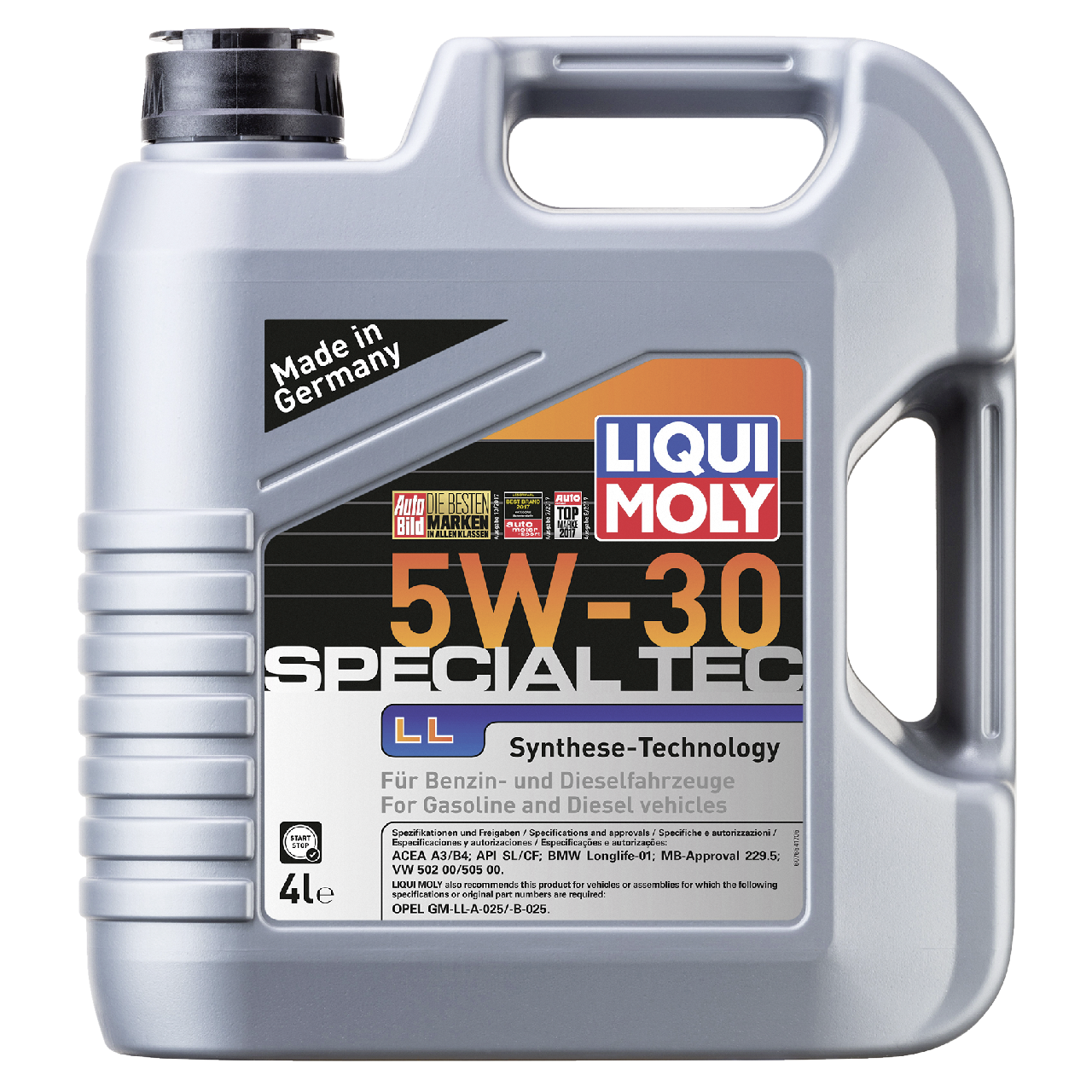 Масло Liqui Moly Special Tec LL 5W-30 моторное 4 л