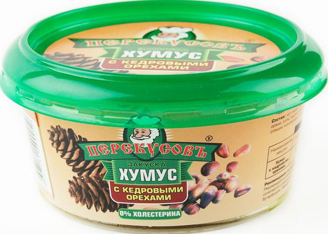 Хумус Перекусов с кедровыми орехами 150г