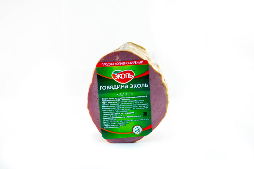 Говядина Эколь Халяль варено-копченая ~200 г