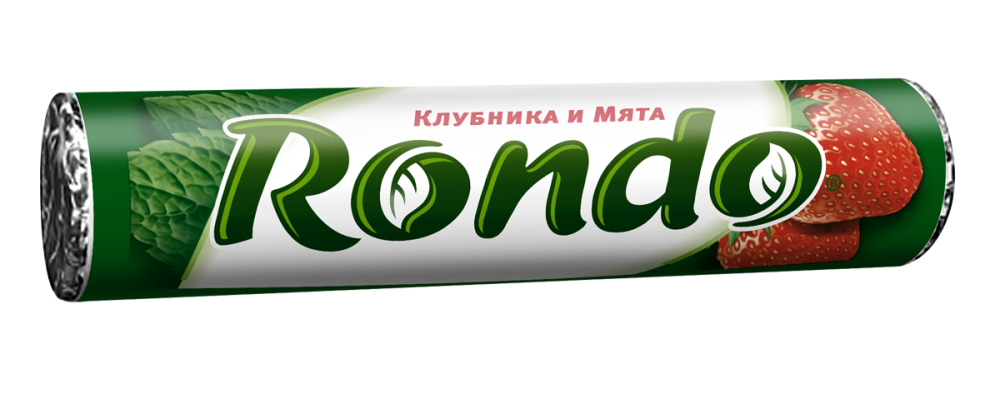 Конфеты-драже Rondo клубника мята 30г