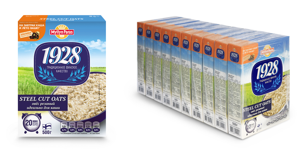 Овес Myllyn Paras Steel Cut Oats резаный 500 г