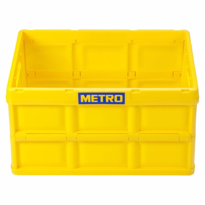 Ящик складной желтый METRO PROFESSIONAL, 46 л