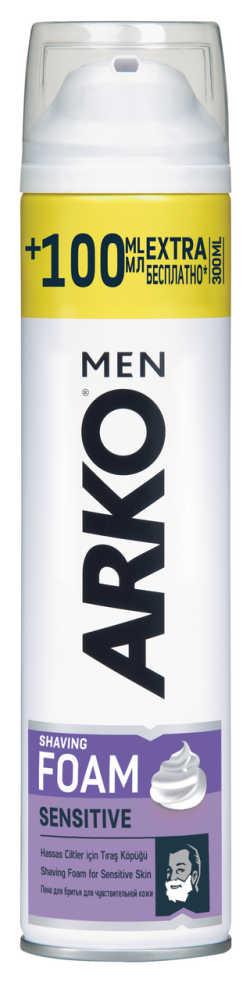 Пена для бритья Arko Men Sensitive, 300мл