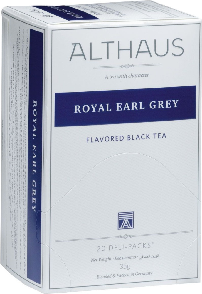 Чай черный Althaus Royal Earl Grey в пакетиках 1,75 г 20 шт