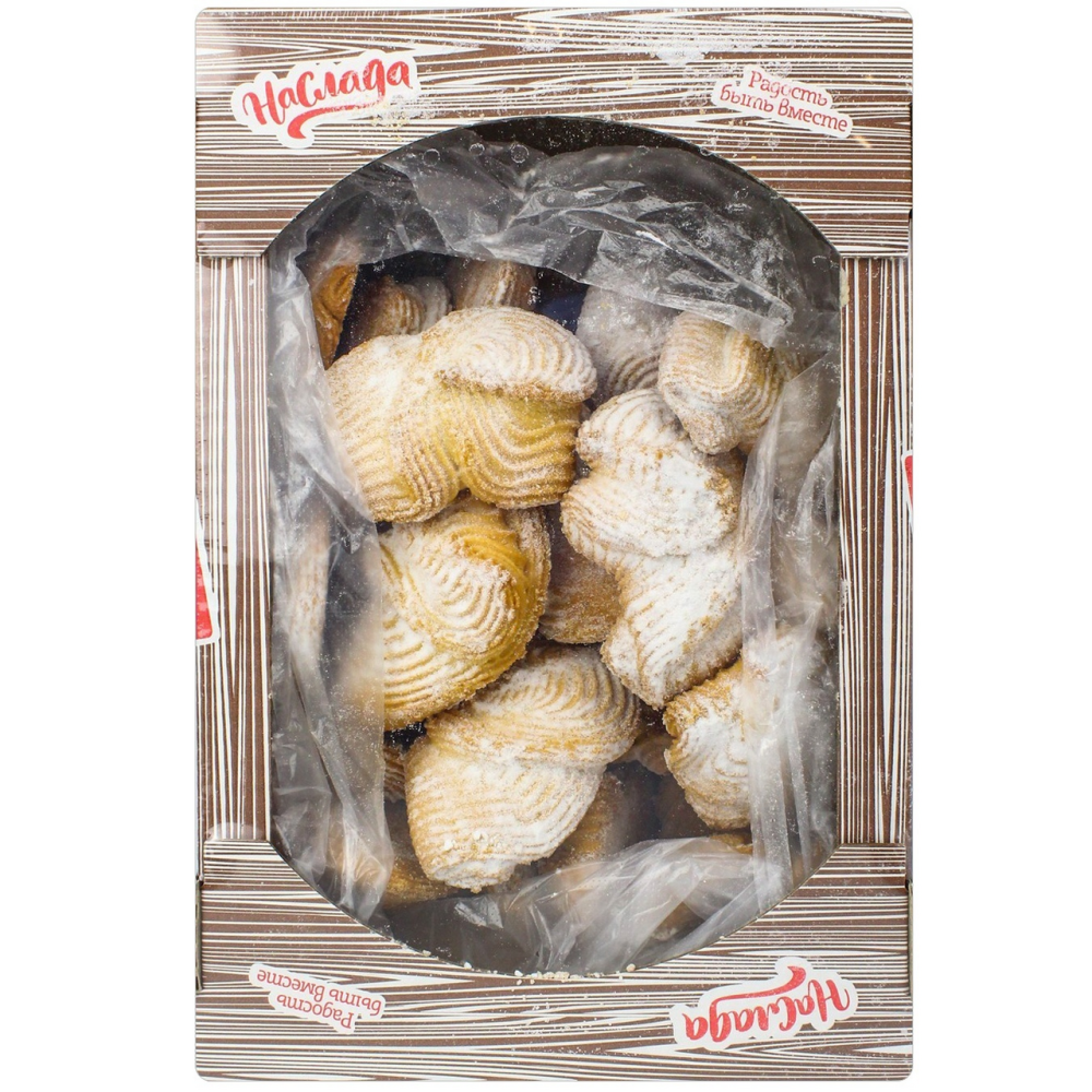 Печенье Наслада Хворост песочный сдобное 800 г