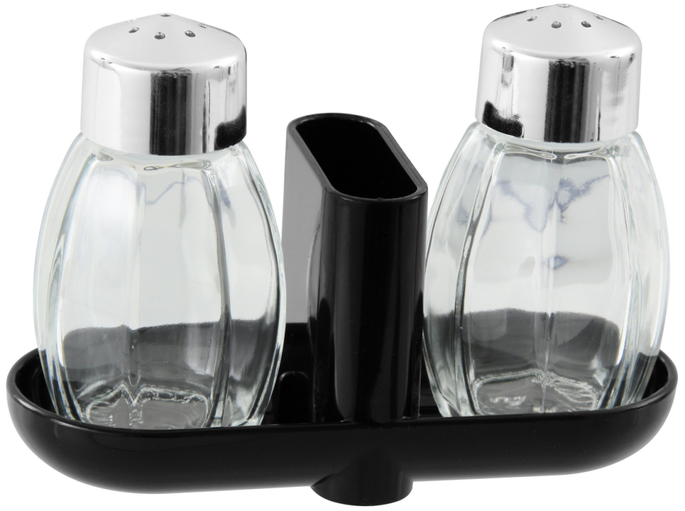 Сервировочный набор Fackelmann из стекла для соли и перца