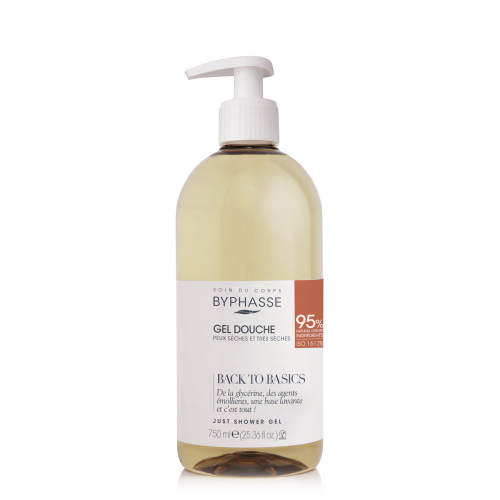 Гель для душа Byphasse Back to Basics для сухой кожи, 750мл