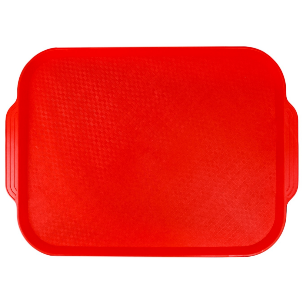 Поднос для фаст-фуда красный 45х35,5 см
