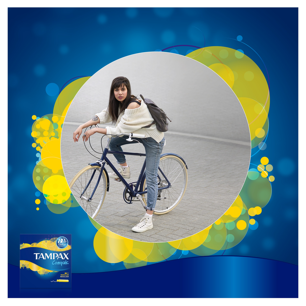 Тампоны Tampax Compak Regular Duo 2 капли 16 штук