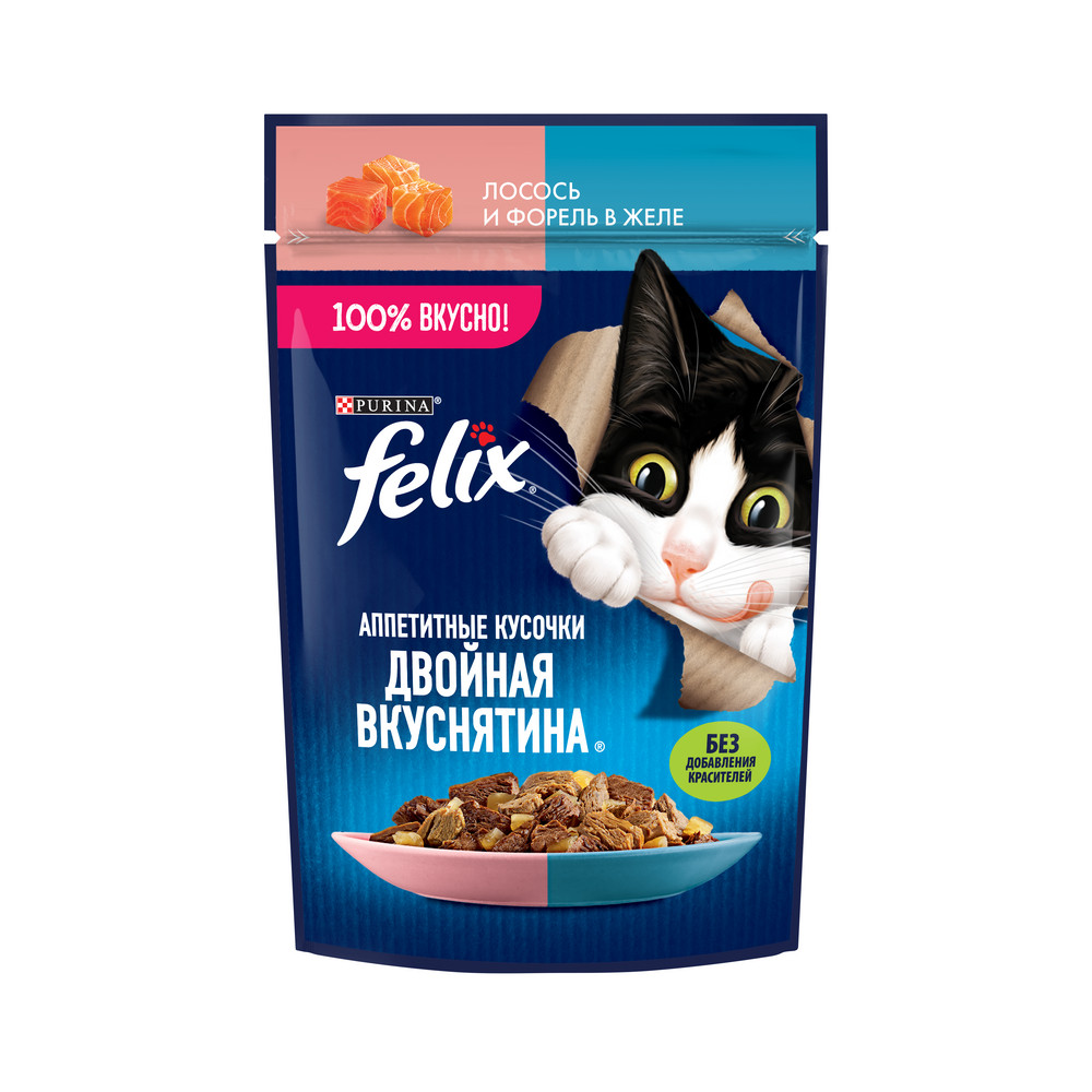 Корм Felix двойная вкуснятина 75 г