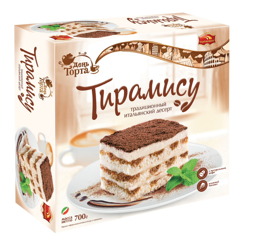 Торт Черемушки Тирамису 700г