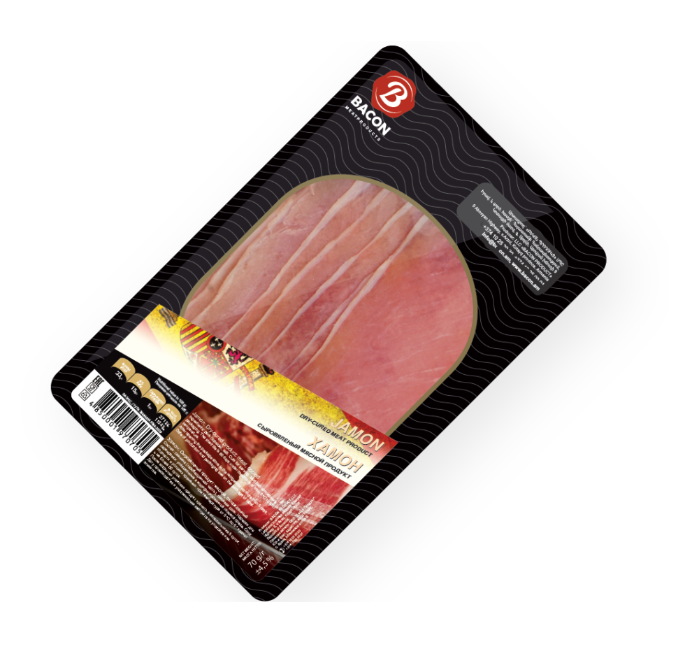 Нарезка хамон Bacon, 70г
