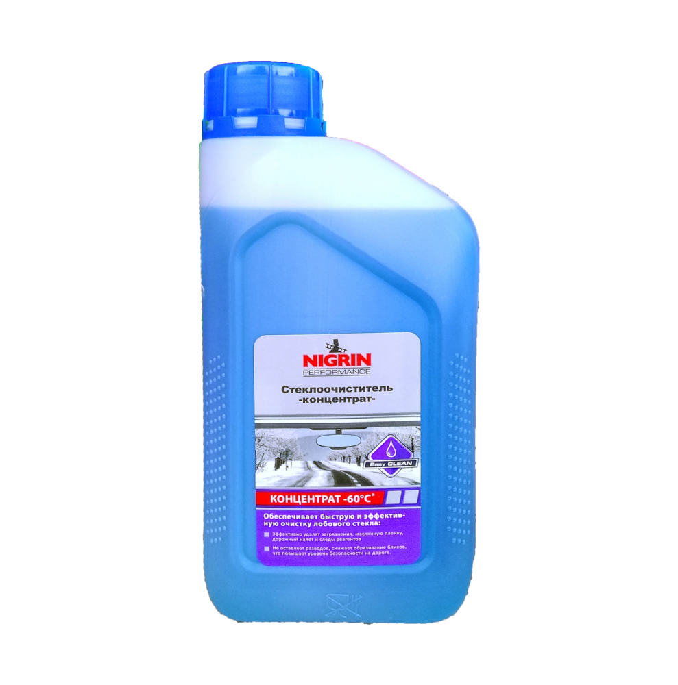 Жидкость Nigrin стеклоочищающая -60С 1л