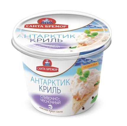 Паста Санта Бремор Антарктик-Криль сливочно-чесночный из морепродуктов, 150г