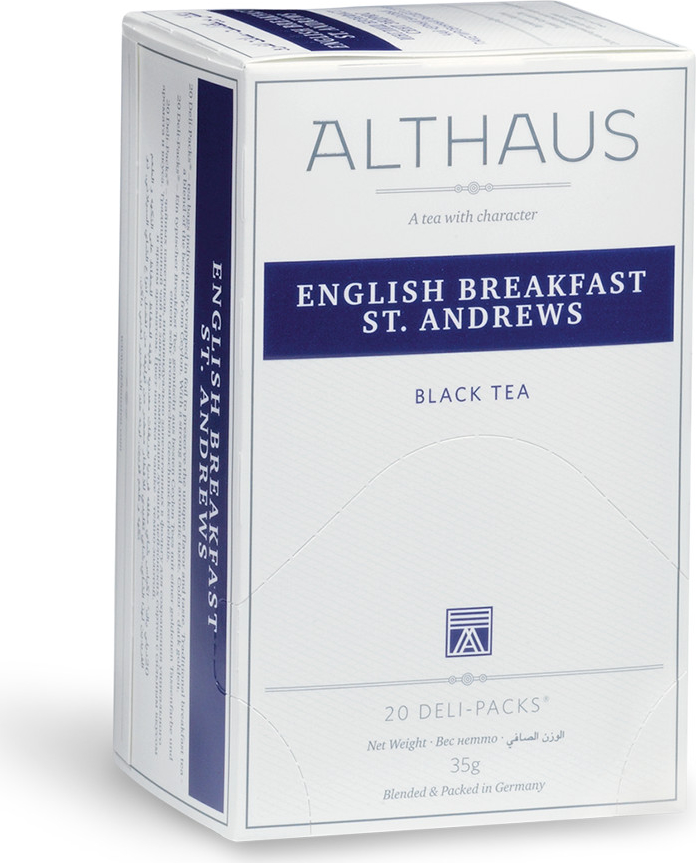 Чай черный Althaus English Breakfast St. Andrews в пакетиках 1,75 г 20 шт