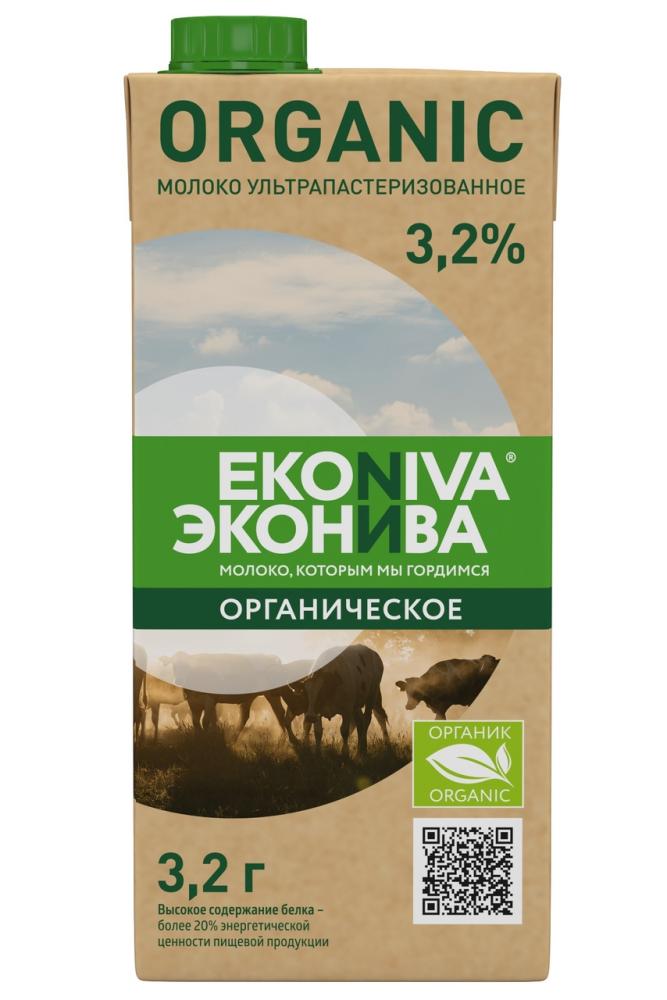 1Л МОЛОКО У/ПАСТ 3,2% ЭКОНИВА