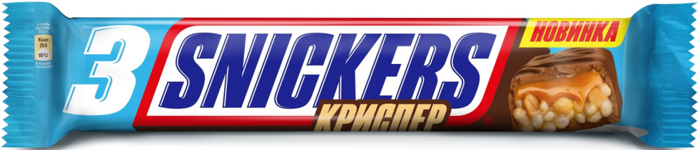 Батончик Snickers Crisper 60г